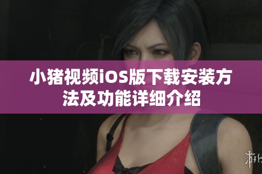 小猪视频iOS版下载安装方法及功能详细介绍