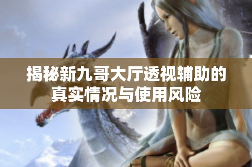 揭秘新九哥大厅透视辅助的真实情况与使用风险