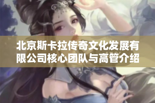 北京斯卡拉传奇文化发展有限公司核心团队与高管介绍