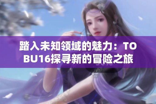 踏入未知领域的魅力：TOBU16探寻新的冒险之旅