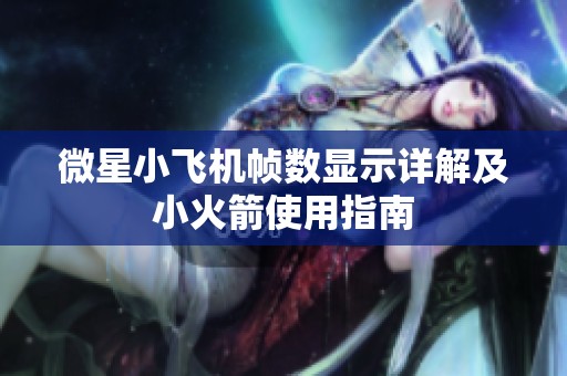 微星小飞机帧数显示详解及小火箭使用指南