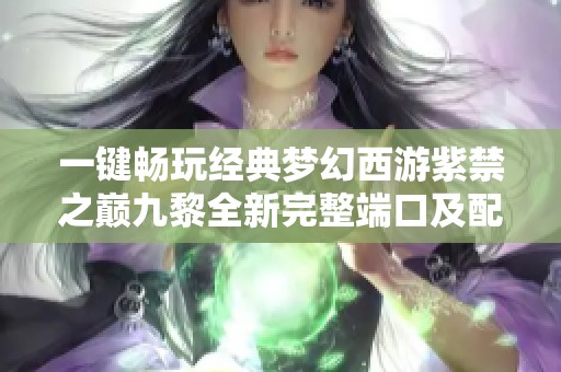 一键畅玩经典梦幻西游紫禁之巅九黎全新完整端口及配套资源
