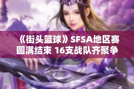 《街头篮球》SFSA地区赛圆满结束 16支战队齐聚争夺荣耀