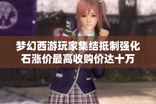 梦幻西游玩家集结抵制强化石涨价最高收购价达十万