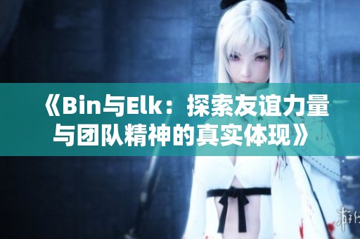 《Bin与Elk：探索友谊力量与团队精神的真实体现》