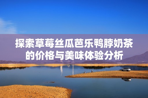 探索草莓丝瓜芭乐鸭脖奶茶的价格与美味体验分析