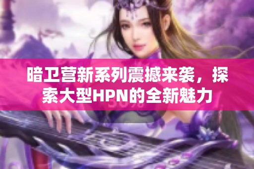 暗卫营新系列震撼来袭，探索大型HPN的全新魅力