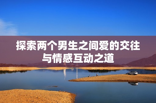 探索两个男生之间爱的交往与情感互动之道