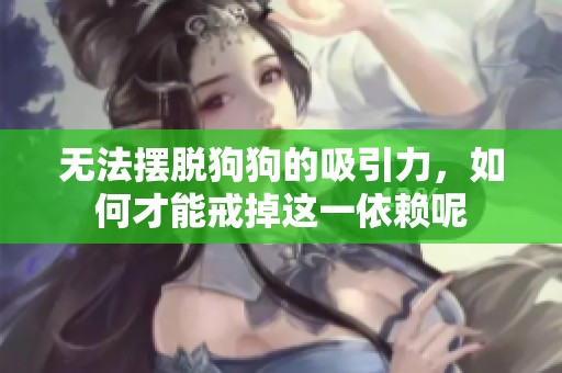无法摆脱狗狗的吸引力，如何才能戒掉这一依赖呢
