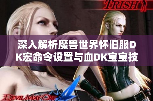深入解析魔兽世界怀旧服DK宏命令设置与血DK宝宝技巧