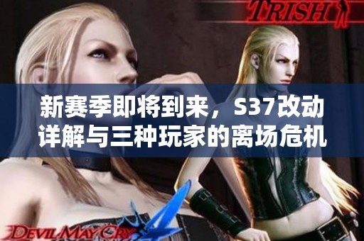 新赛季即将到来，S37改动详解与三种玩家的离场危机