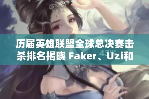 历届英雄联盟全球总决赛击杀排名揭晓 Faker、Uzi和Deft排名前三