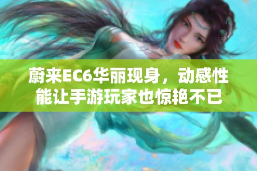 蔚来EC6华丽现身，动感性能让手游玩家也惊艳不已