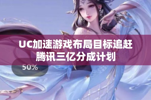 UC加速游戏布局目标追赶腾讯三亿分成计划