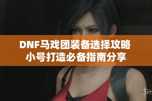 DNF马戏团装备选择攻略 小号打造必备指南分享