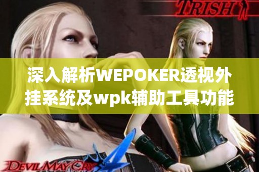 深入解析WEPOKER透视外挂系统及wpk辅助工具功能