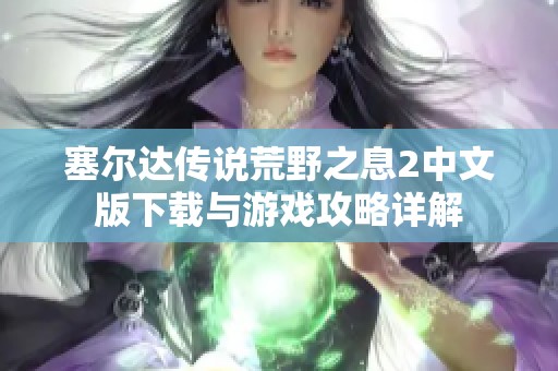 塞尔达传说荒野之息2中文版下载与游戏攻略详解