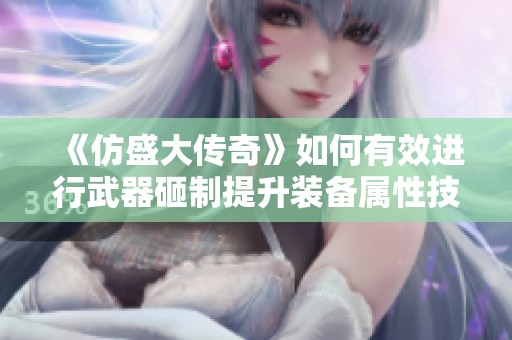 《仿盛大传奇》如何有效进行武器砸制提升装备属性技巧解析