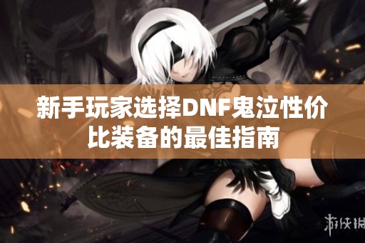 新手玩家选择DNF鬼泣性价比装备的最佳指南