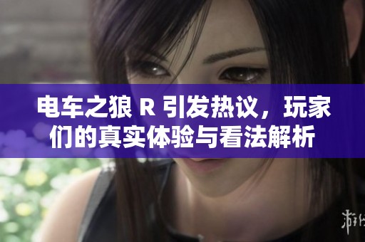 电车之狼 R 引发热议，玩家们的真实体验与看法解析