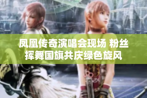 凤凰传奇演唱会现场 粉丝挥舞国旗共庆绿色旋风