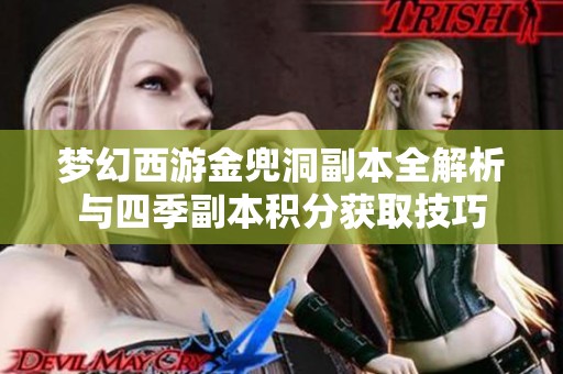梦幻西游金兜洞副本全解析与四季副本积分获取技巧