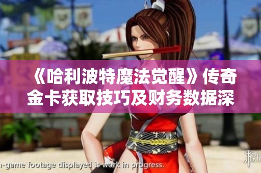 《哈利波特魔法觉醒》传奇金卡获取技巧及财务数据深度解析
