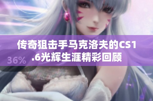 传奇狙击手马克洛夫的CS1.6光辉生涯精彩回顾