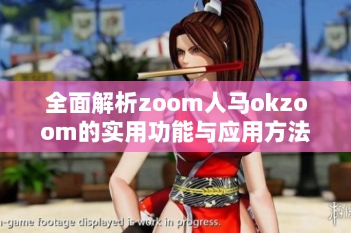 全面解析zoom人马okzoom的实用功能与应用方法