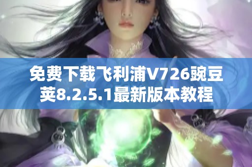 免费下载飞利浦V726豌豆荚8.2.5.1最新版本教程